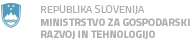 Ministrstvo za gospodarski razvoj in tehnologijo Republike Slovenije logo